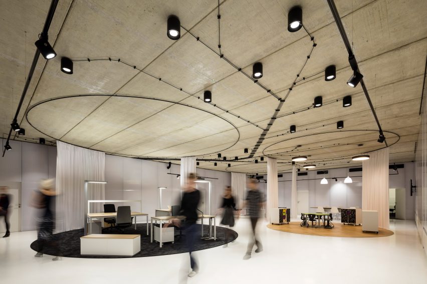 Chybik + Kristof clad Czech furniture showroom