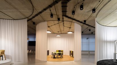 Chybik + Kristof clad Czech furniture showroom