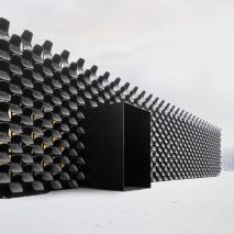 Chybik + Kristof clad Czech furniture showroom