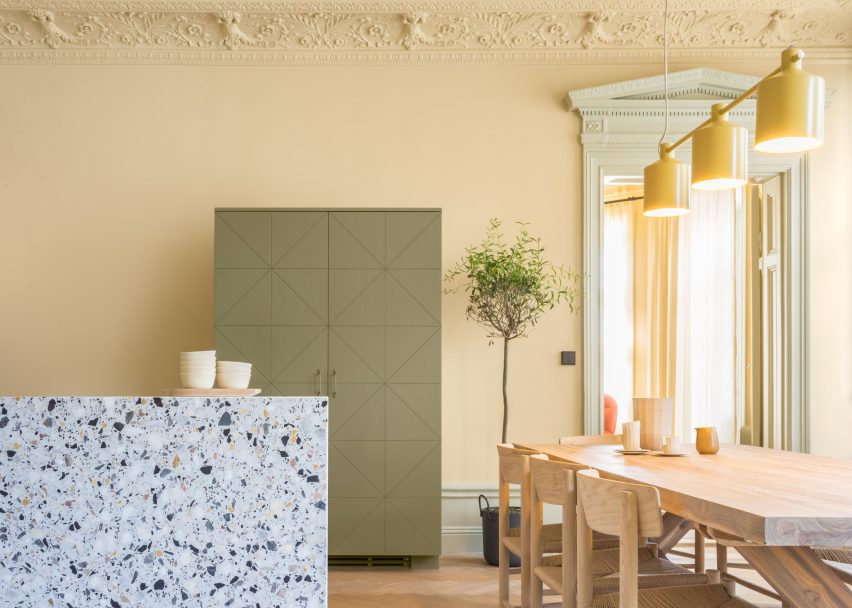 Note Design Studio celebrates pastel colours in revamp of 19th century property