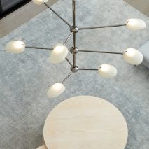Rich Brilliant Willing launches modernist-style chandelier and pendants on hoists