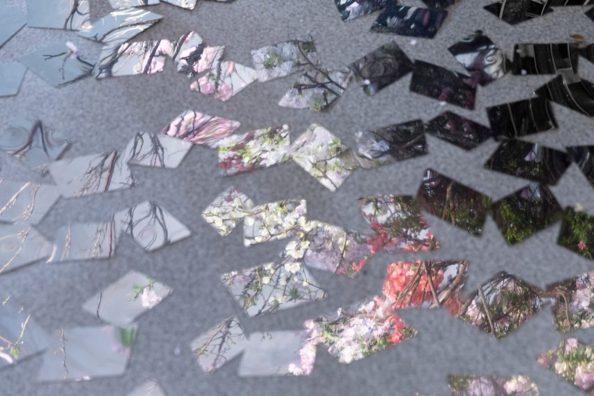 Kaleidoscopic ivy installation by Nendo