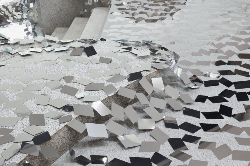 Kaleidoscopic ivy installation by Nendo