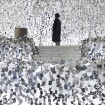 Kaleidoscopic ivy installation by Nendo