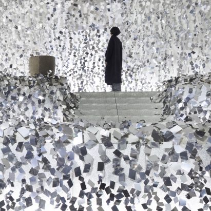 Kaleidoscopic ivy installation by Nendo