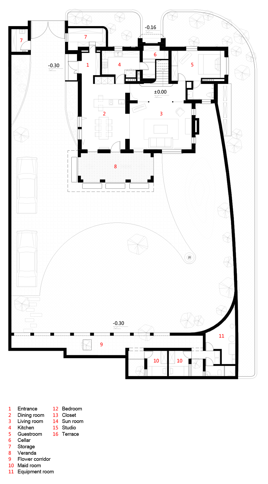 Ladislav Hudec Shanghai villa renovation by Atelier XÜK