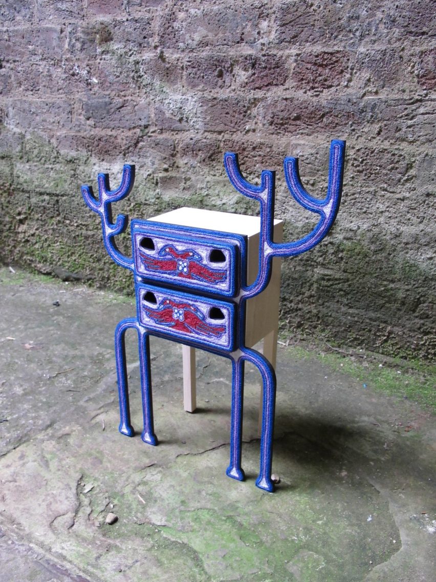 Los Wixarika jewellery boxes by Ana Jiminez