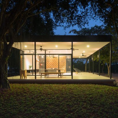 Idee Architects updates house on Vietnamese citrus farm with pavilion-like living space