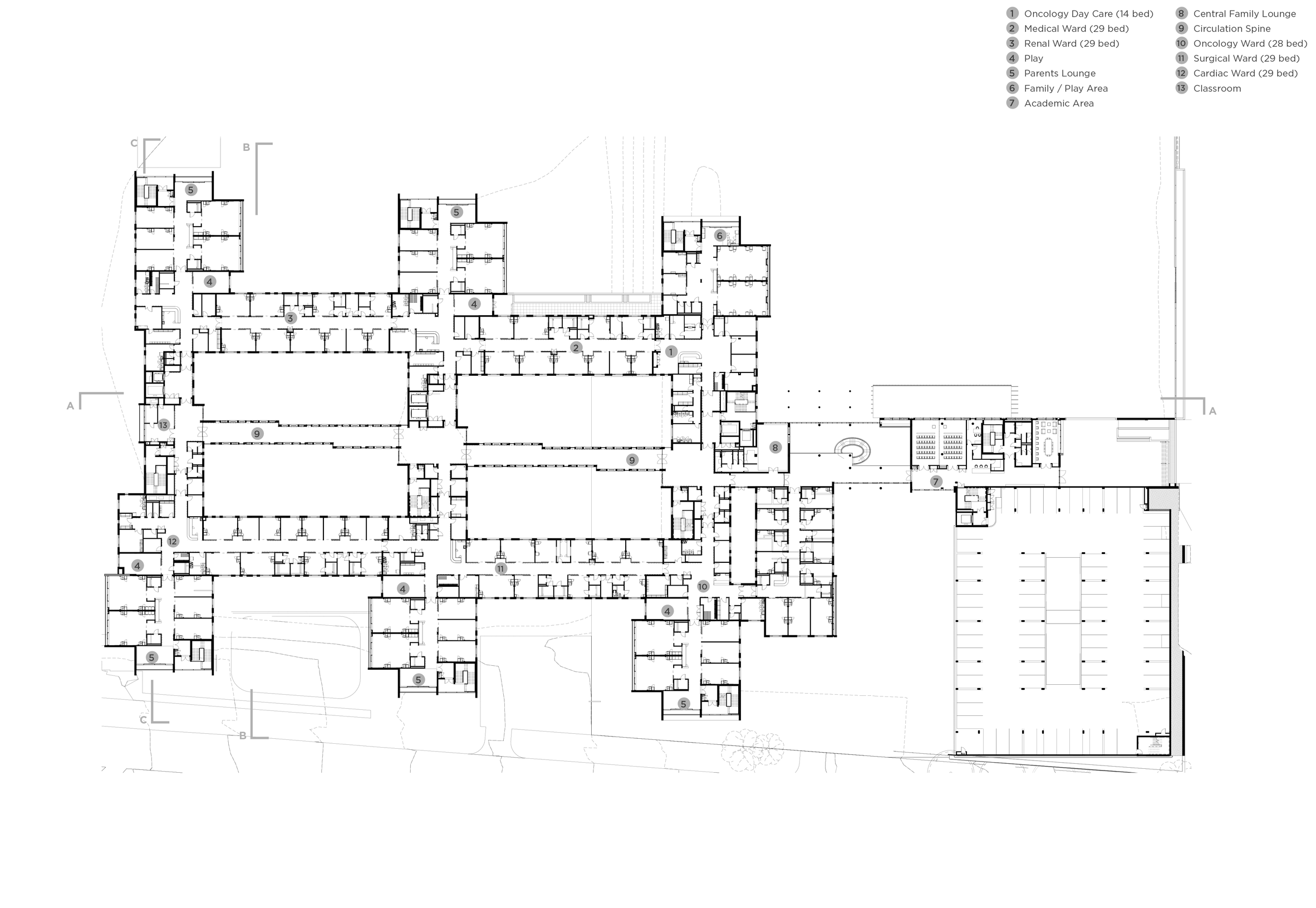 Nelson Mandela Children's Hospital by Sheppard Robson and John Cooper Architecture