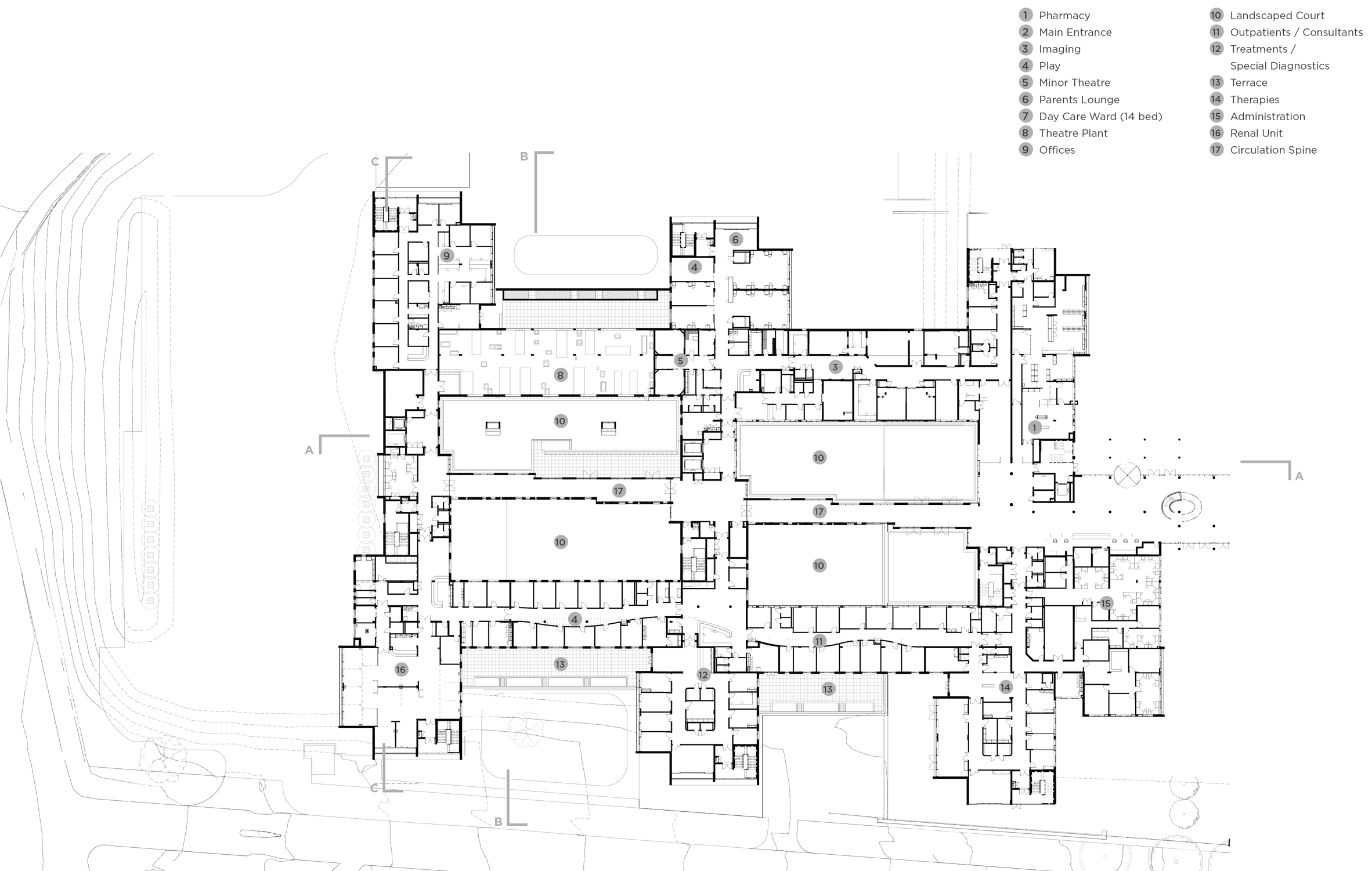Nelson Mandela Children's Hospital by Sheppard Robson and John Cooper Architecture