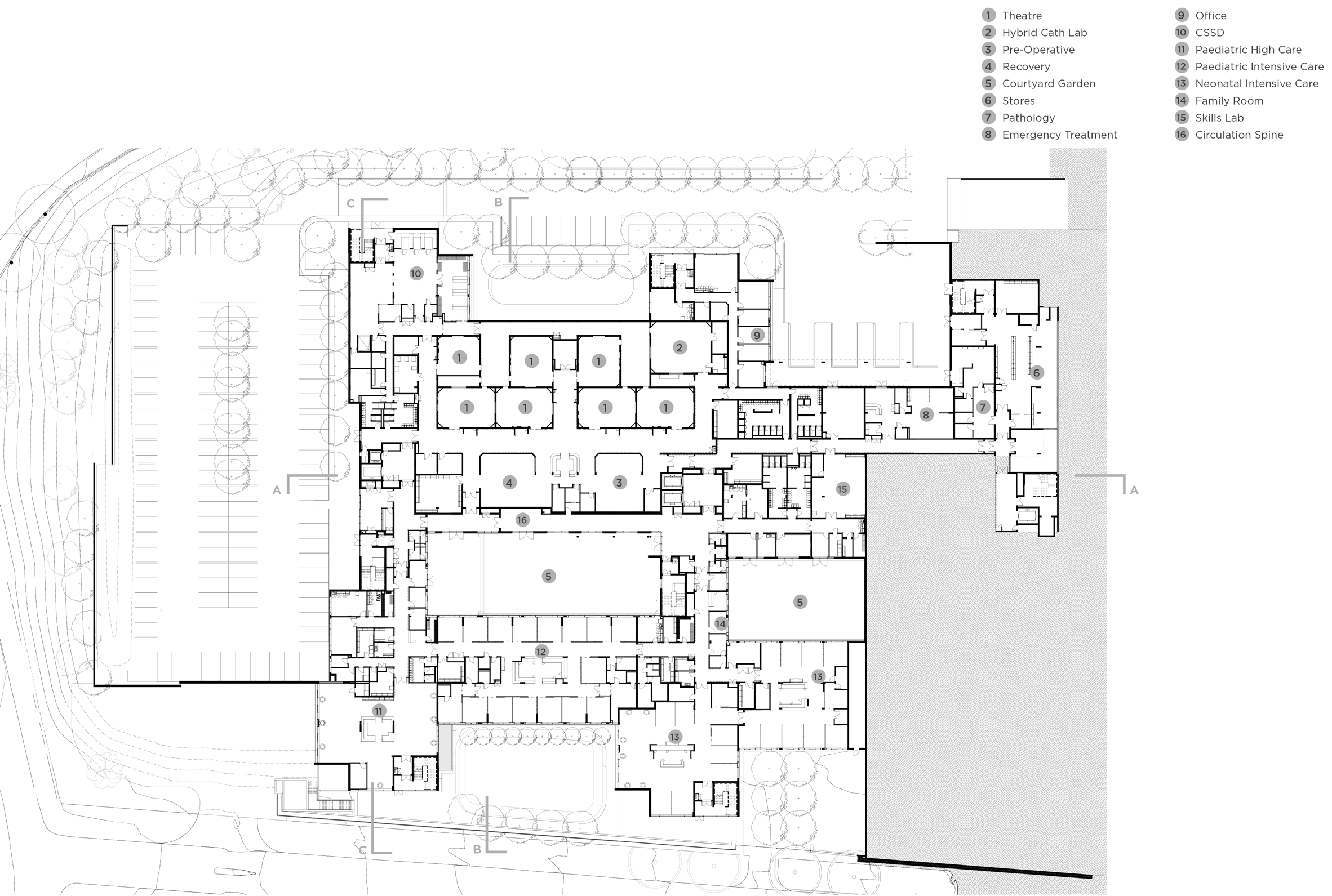 Nelson Mandela Children's Hospital by Sheppard Robson and John Cooper Architecture