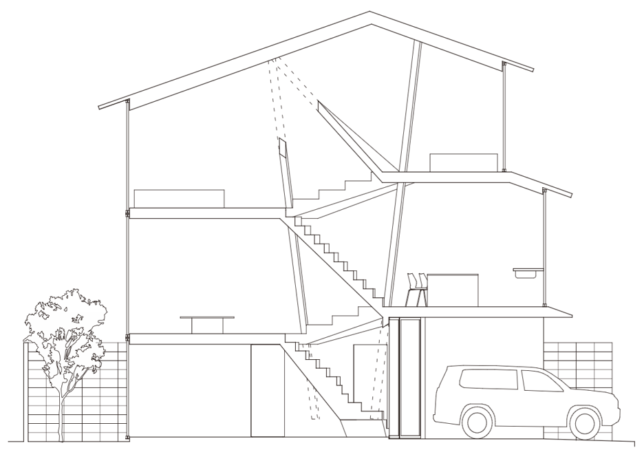 New Kyoto Townhouse 2 by Alphaville Architects