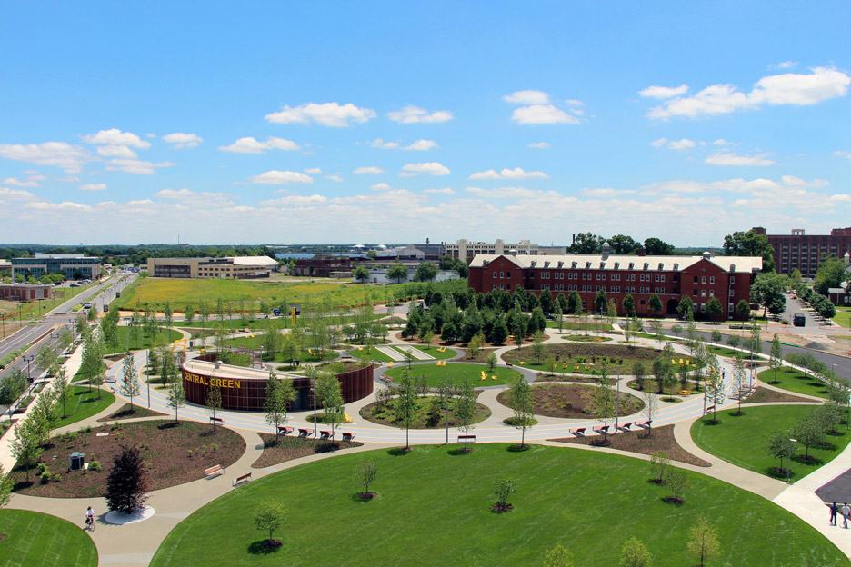 Philadelphia Navy Yards Central Green by James Corner Field Operations