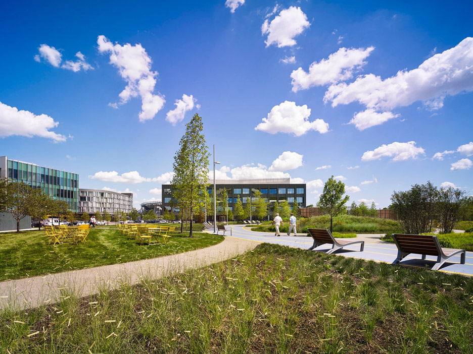 Philadelphia Navy Yards Central Green by James Corner Field Operations