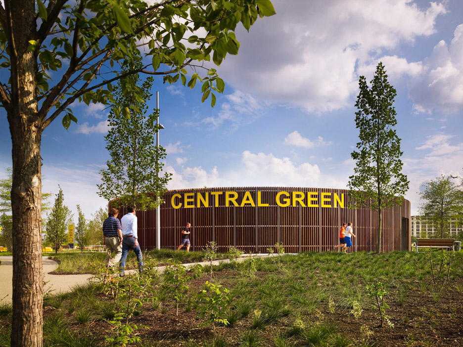 Philadelphia Navy Yards Central Green by James Corner Field Operations