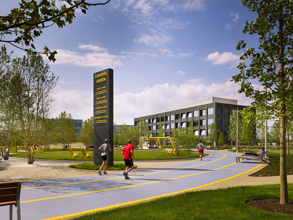 Philadelphia Navy Yards Central Green by James Corner Field Operations