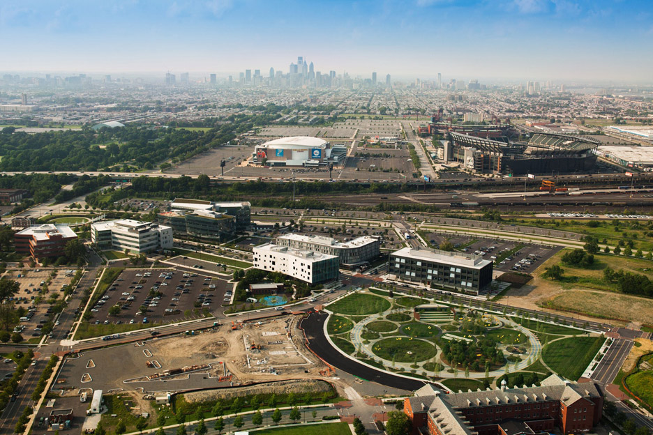 Philadelphia Navy Yards Central Green by James Corner Field Operations
