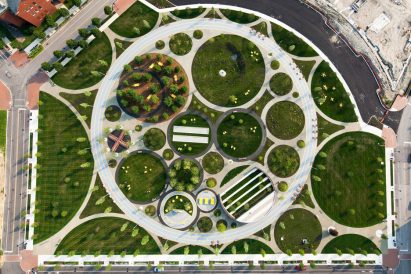 Philadelphia Navy Yards Central Green by James Corner Field Operations