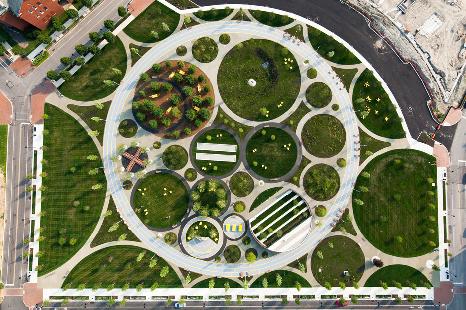 Philadelphia Navy Yards Central Green by James Corner Field Operations