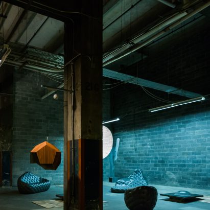 Robert Stadler x Isamu Noguchi installation at Collective Design 2017. Photograph by Scott Rudd