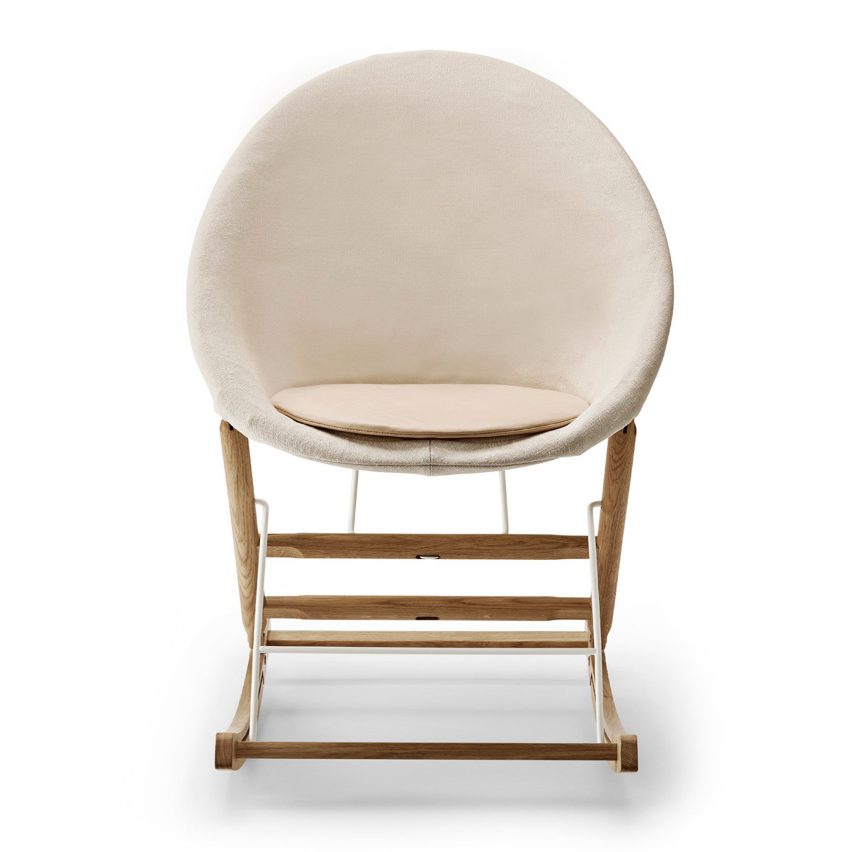 Anker Bak rocking chair for Carl Hansen & Son