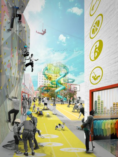 Ecosistema Urbano's winning proposal for Shore to Core