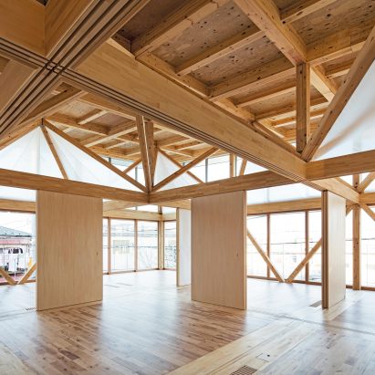 Removable walls offer endless configurations for community space by Aki Hamada