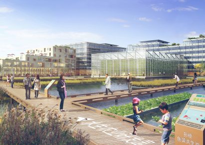 Sasaki's plans for Sunqiao Urban Agricultural District in Shanghai