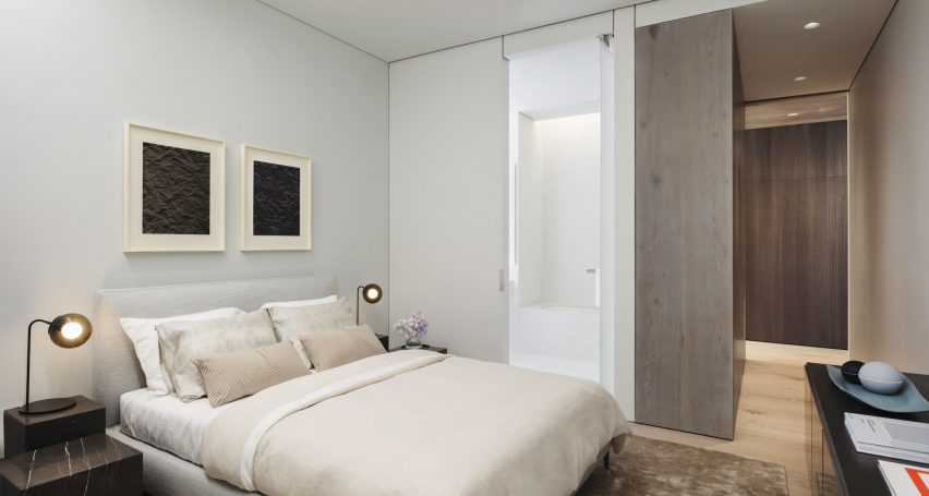 Tadao Ando's 152 Elizabeth Street apartment block interior