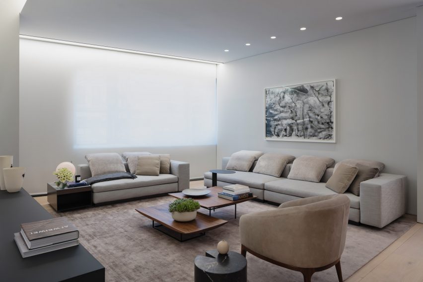 Tadao Ando's 152 Elizabeth Street apartment block interior