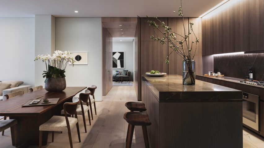 Tadao Ando's 152 Elizabeth Street apartment block interior