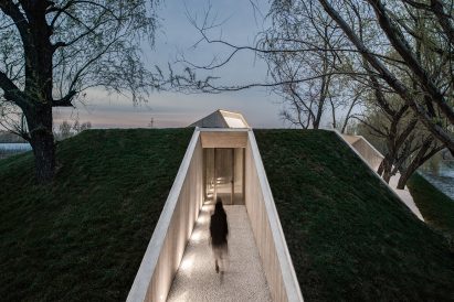 Waterside Buddist Shrine by Archstudio