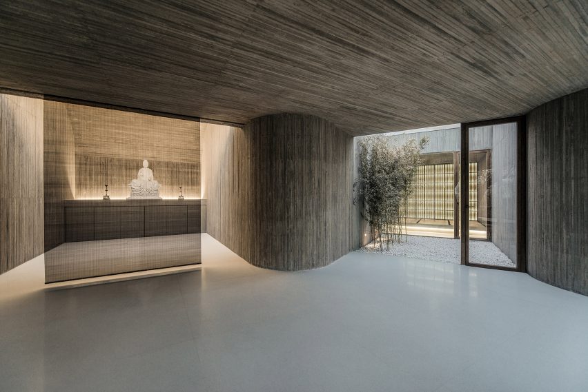 Waterside Buddist Shrine by Archstudio