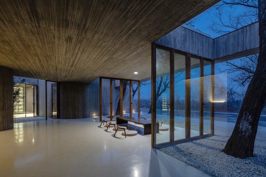 Waterside Buddist Shrine by Archstudio