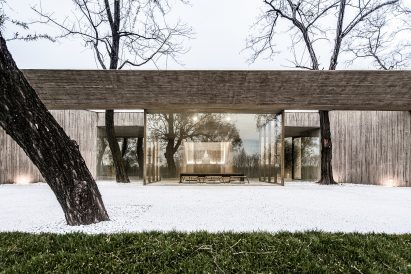 Waterside Buddist Shrine by Archstudio