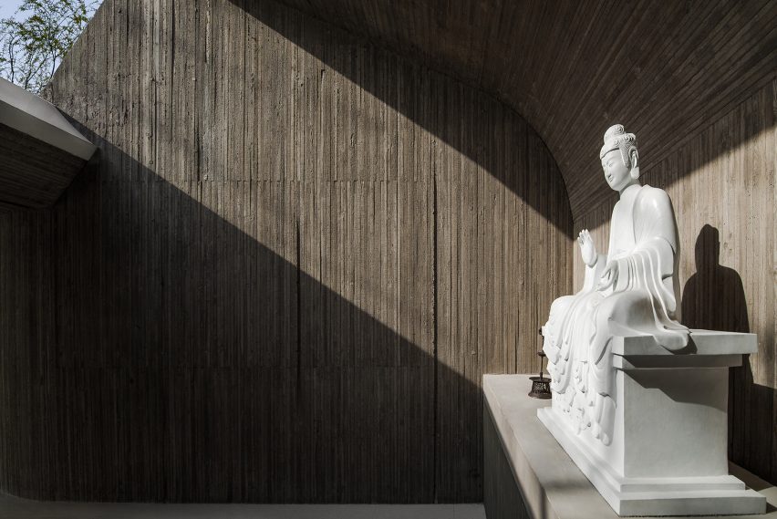 Waterside Buddist Shrine by Archstudio