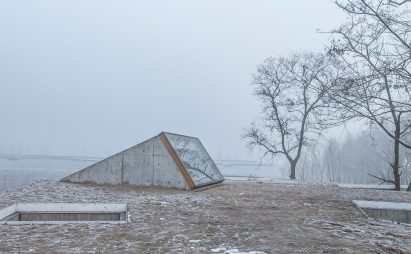 Waterside Buddist Shrine by Archstudio