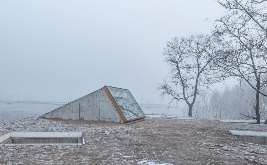Waterside Buddist Shrine by Archstudio