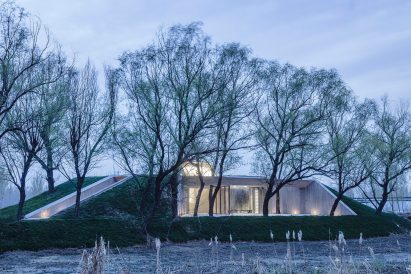 Waterside Buddist Shrine by Archstudio
