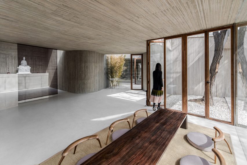 Waterside Buddist Shrine by Archstudio