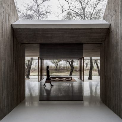Waterside Buddist Shrine by Archstudio