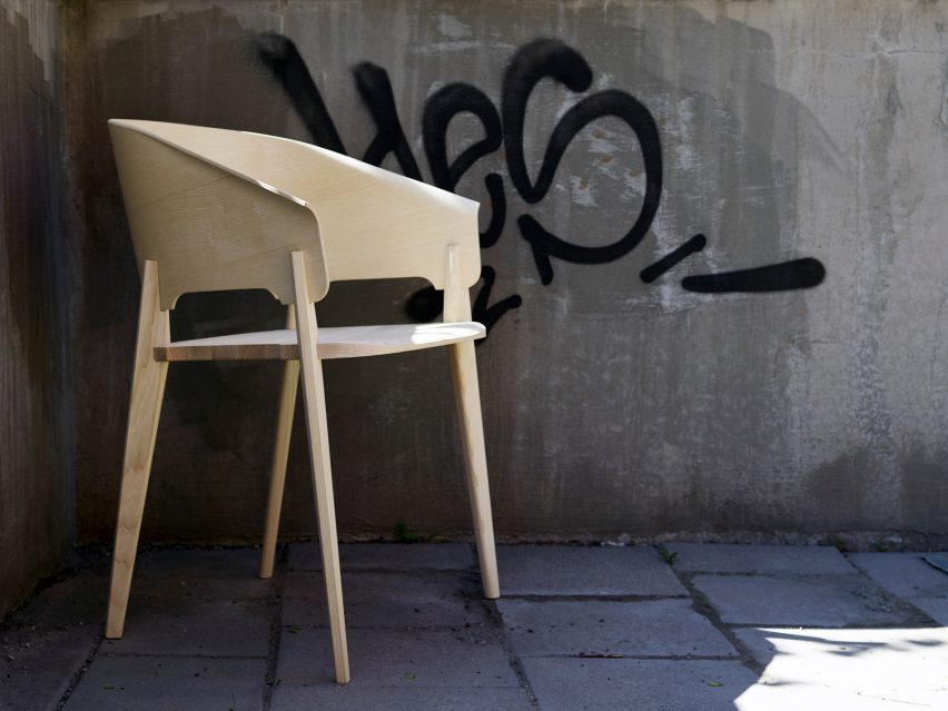 Wooden chair by Claesson Koivisto Rune