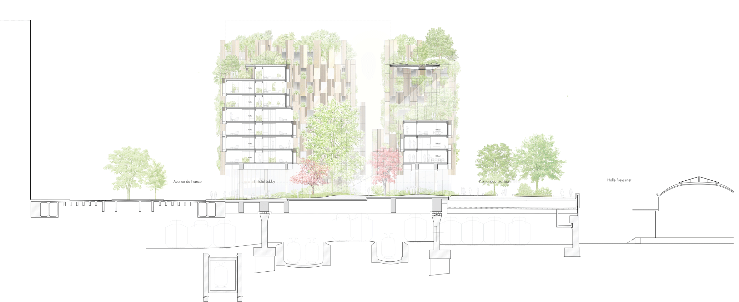 Eco-luxury 1hotel by Kengo Kuma
