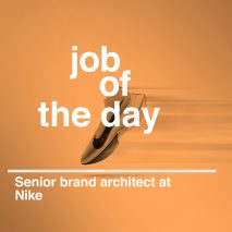 Job of the day: senior brand architect at Nike