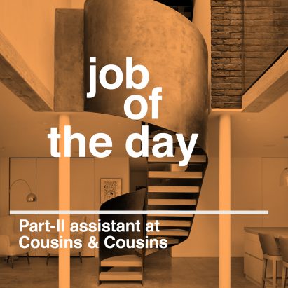 Job of the day: Part-II architectural assistant at Cousins & Cousins