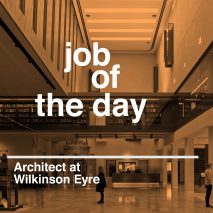 Job of the day: architect at Wilkinson Eyre