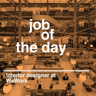 Job of the day: interior designer at WeWork