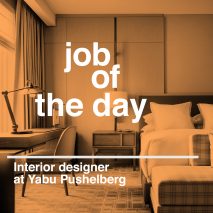 Job of the day: interior designer at Yabu Pushelberg
