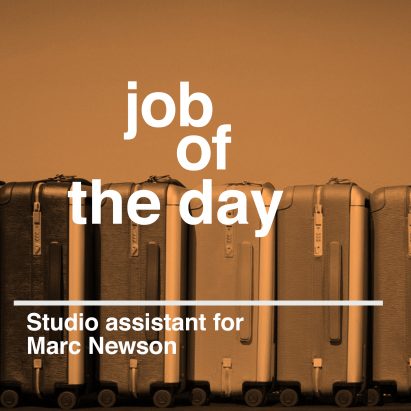 Job of the day: studio assistant for Marc Newson