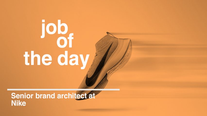 Job of the day: senior brand architect at Nike